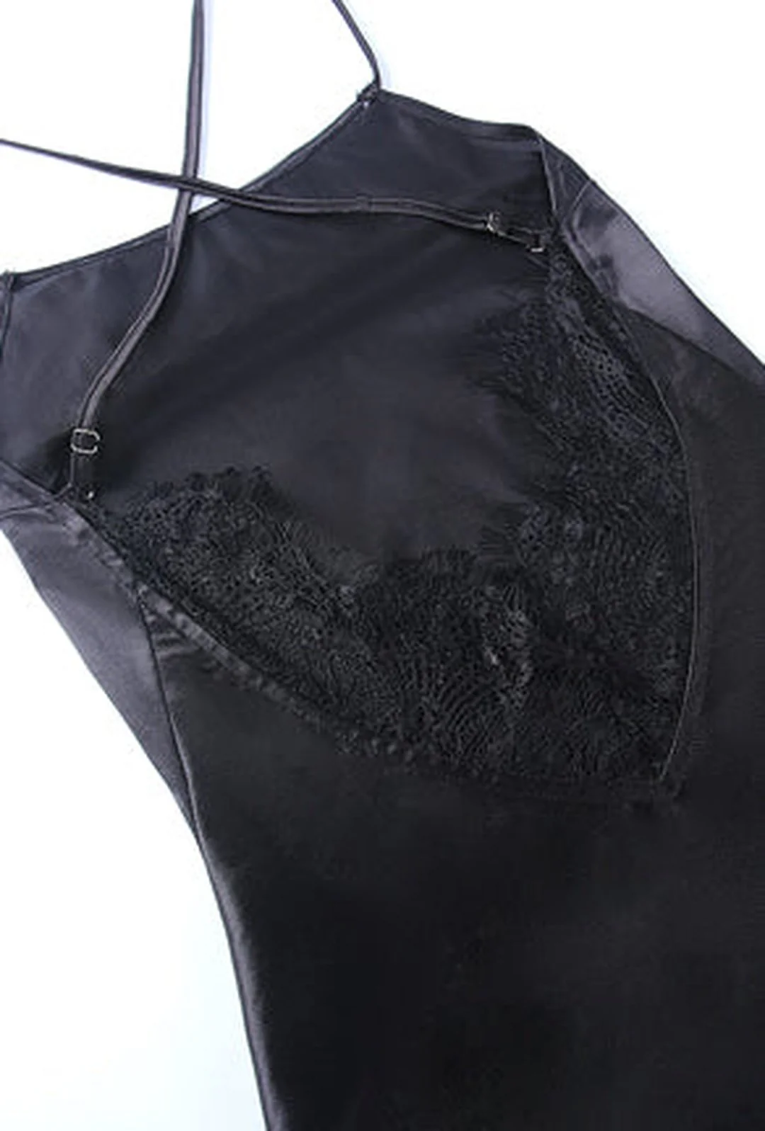 ABIGAIL - SATEEN SLIP MIDI DRESS - Image 9