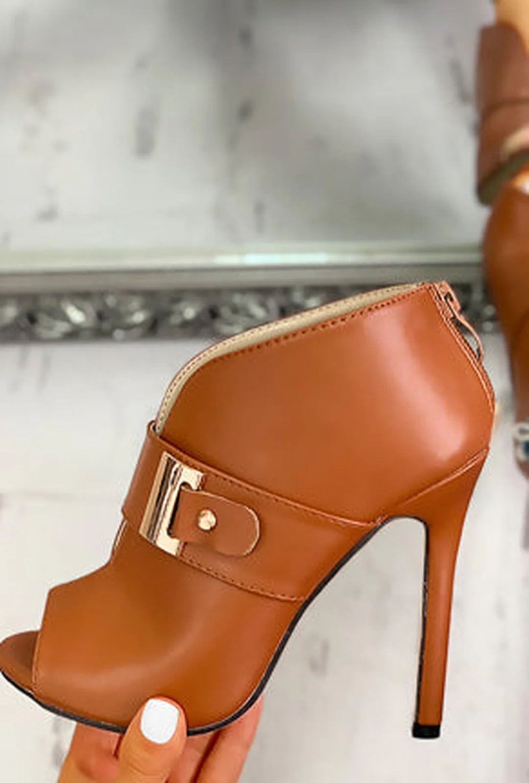 ADELE - BUCKLED SANDAL BOOTS - Image 3