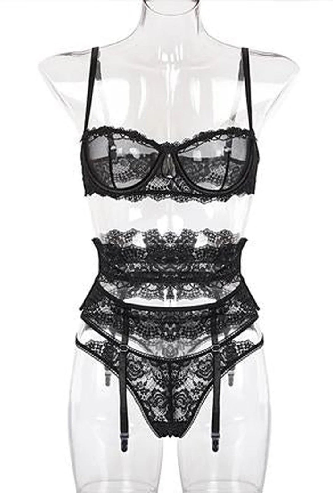 ADORA - GARTER 3 PIECE LINGERIE - Image 5
