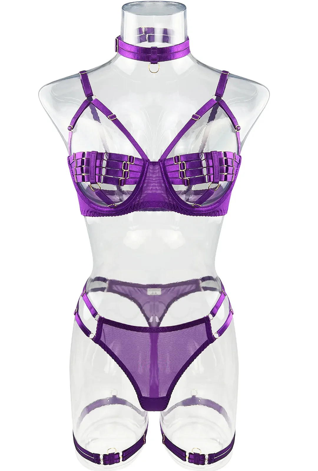 ADOREE - HARNESS GARTER LINGERIE - Image 5