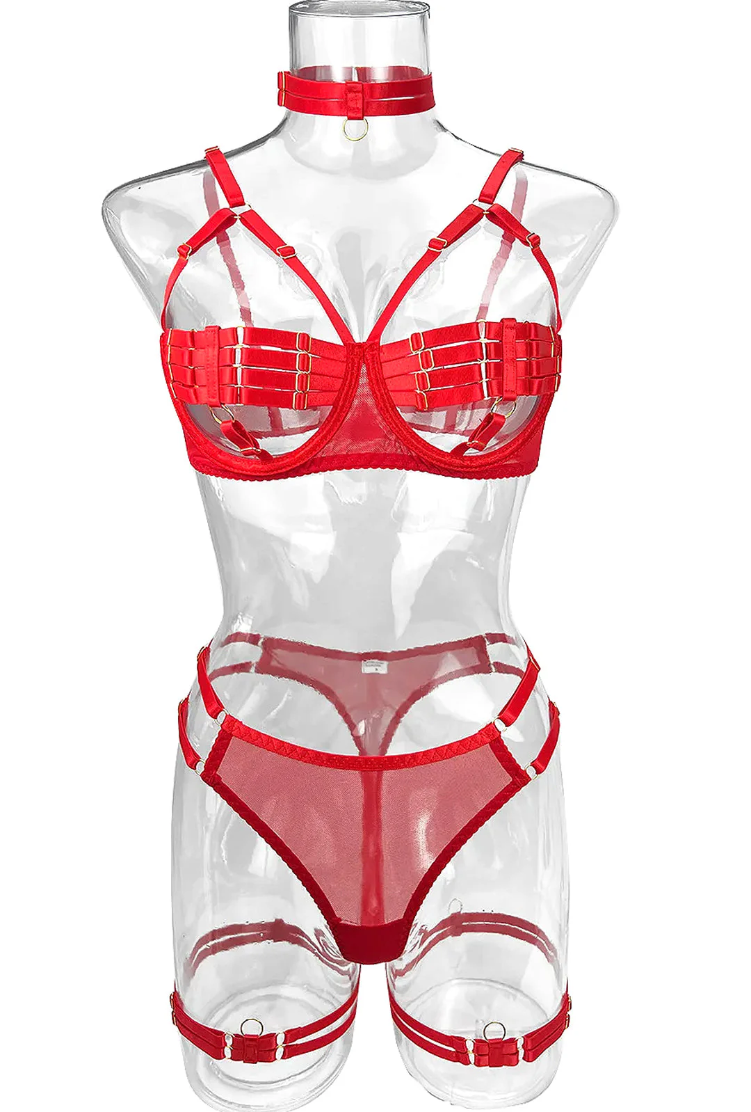 ADOREE - HARNESS GARTER LINGERIE - Image 8
