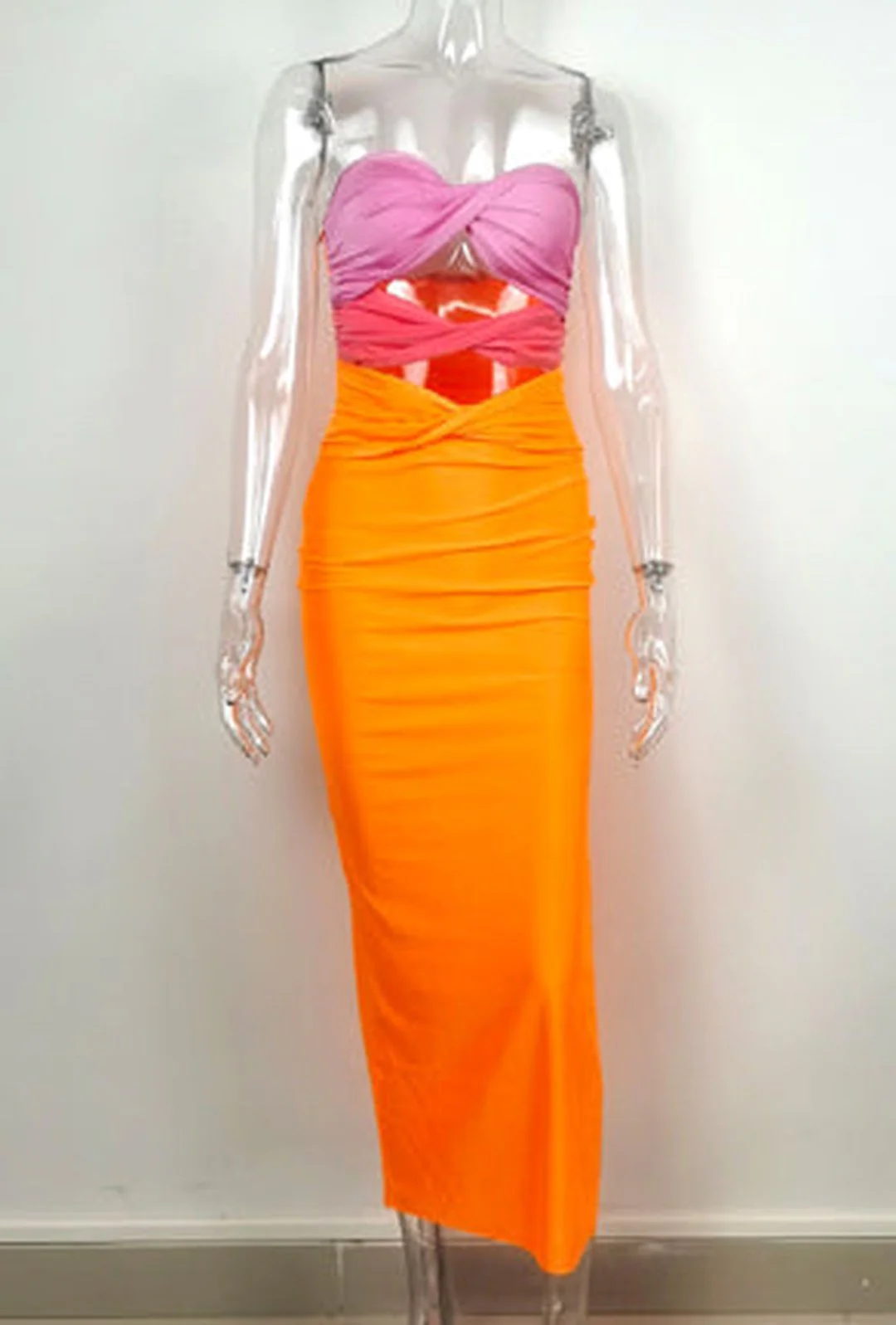 AKI - TWIST & TIED MAXI DRESS - Image 4