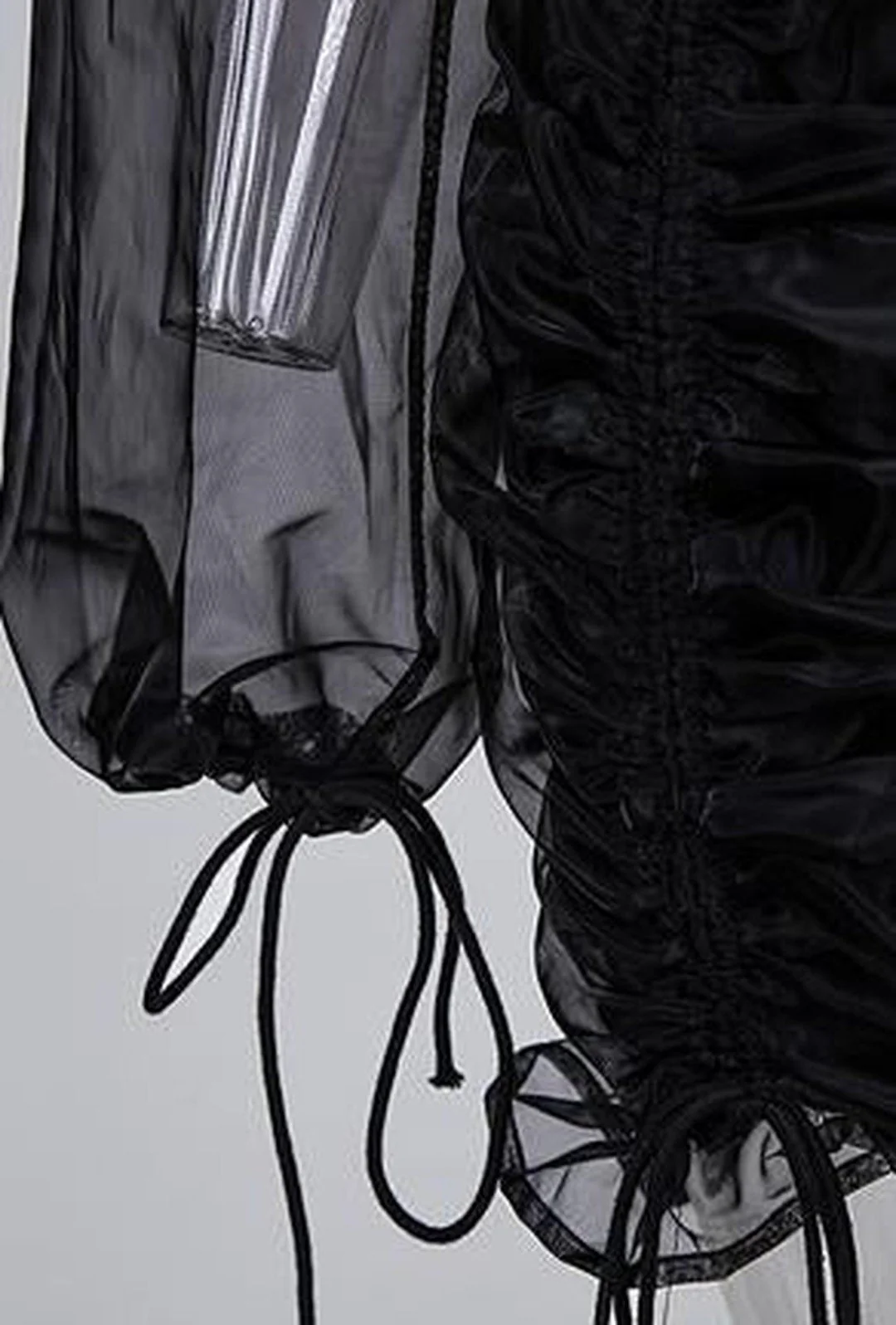 ANGELIQUE - RUCHED ORGANZA DRESS - Image 8