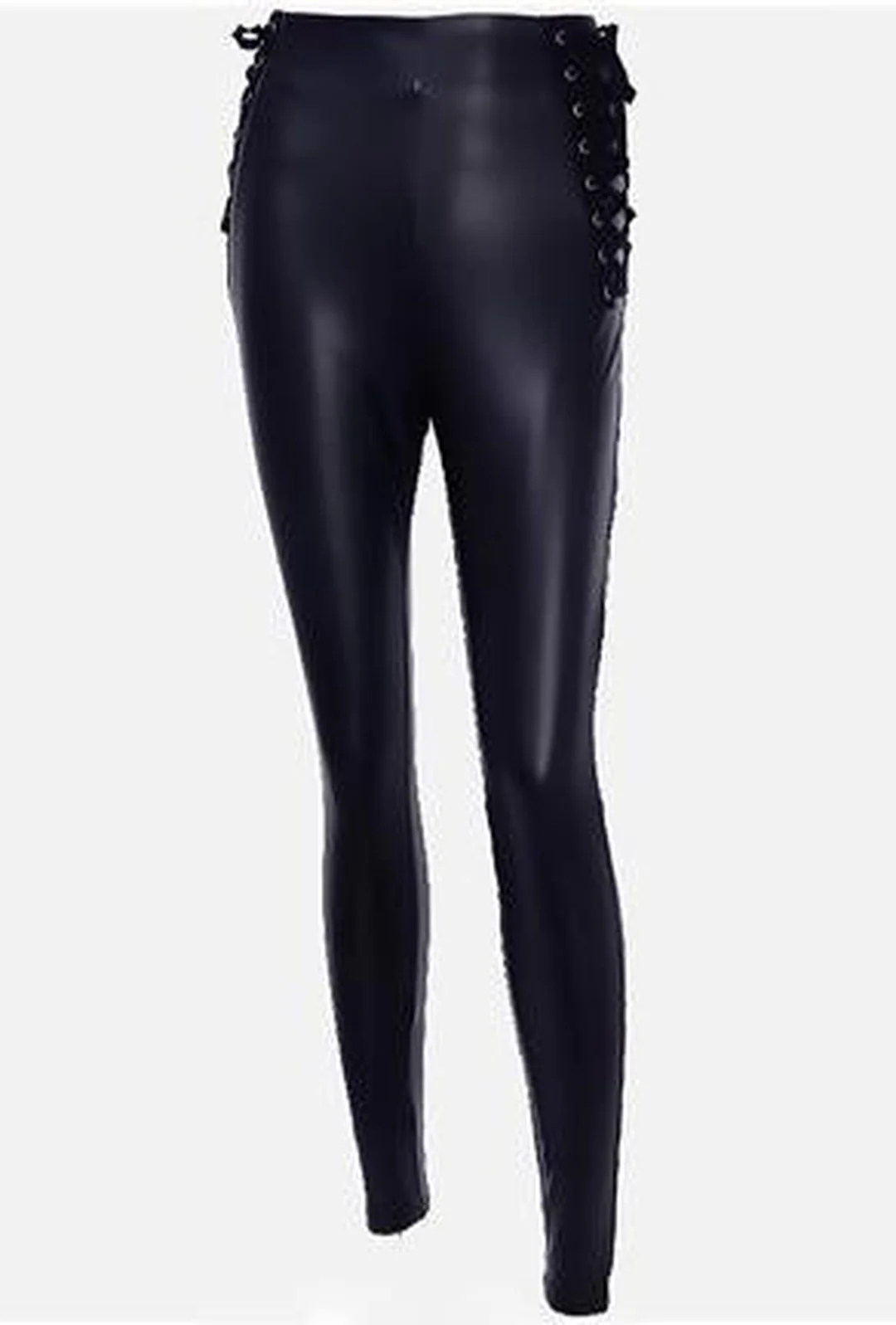 AVA - LEATHER LOOK LEGGINGS - Image 3