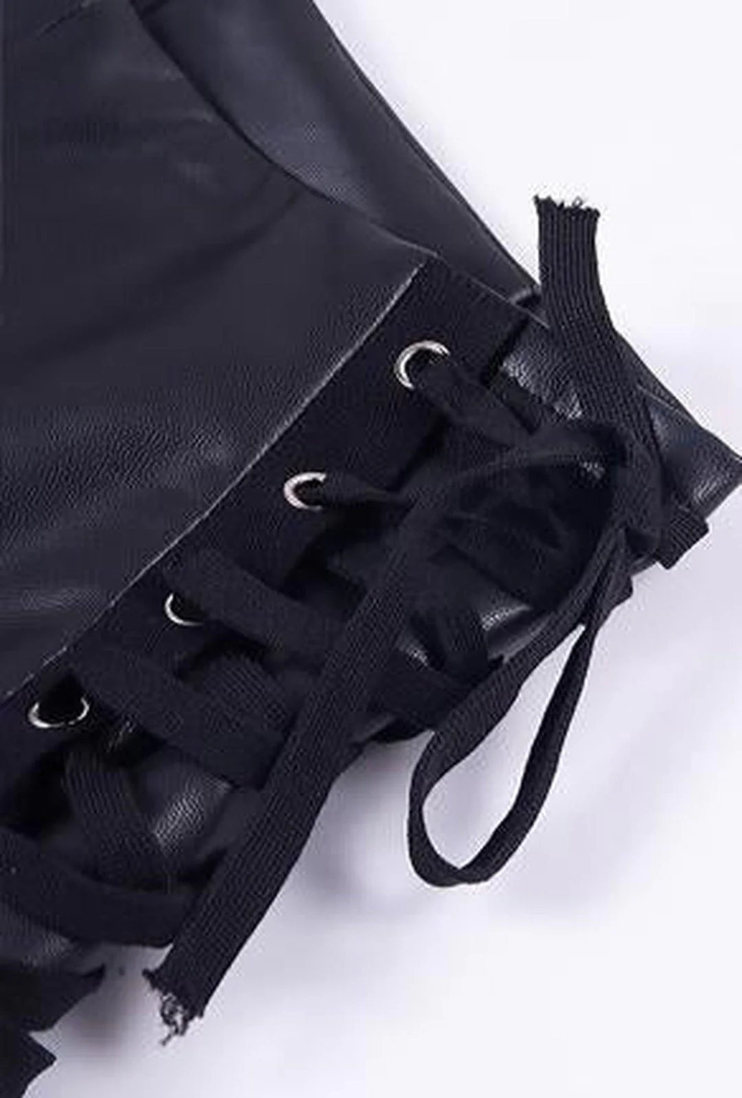 AVA - LEATHER LOOK LEGGINGS - Image 7