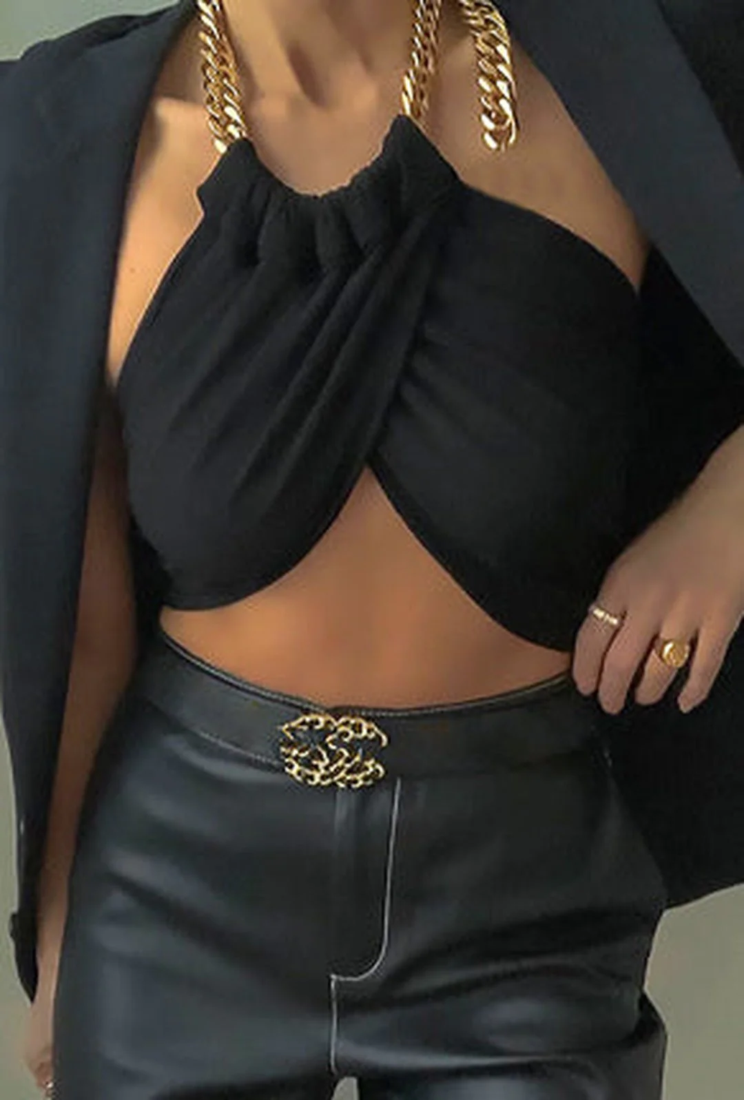 BREA - DRAPE CROP TOP - Image 2