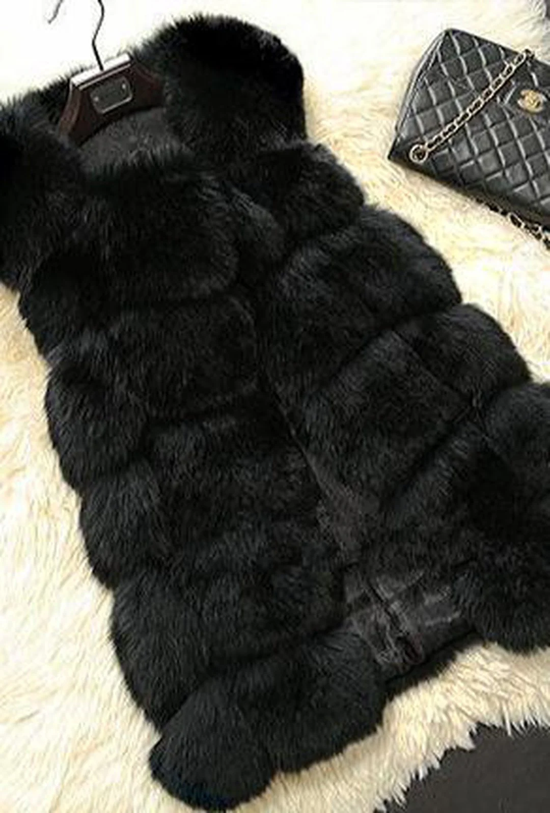 BOBBIE - PUFFY FUR VEST - Image 7