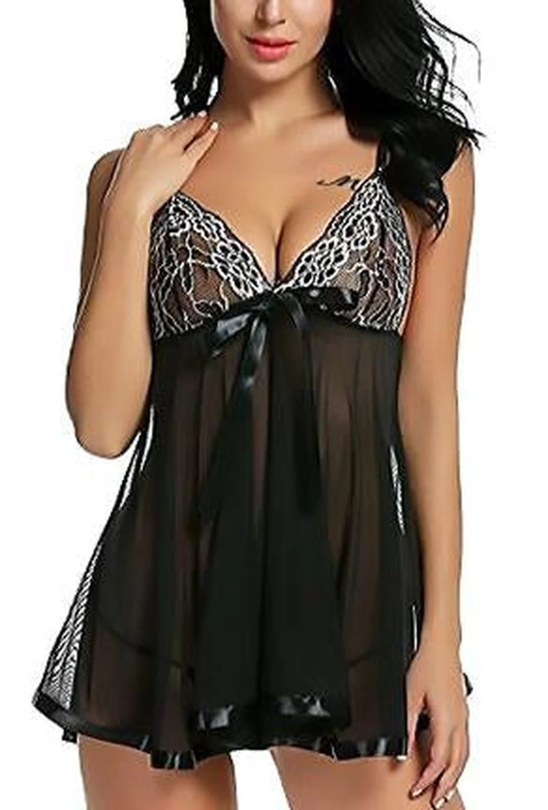 CAIA - LACE CHEMISE LINGERIE - Image 3