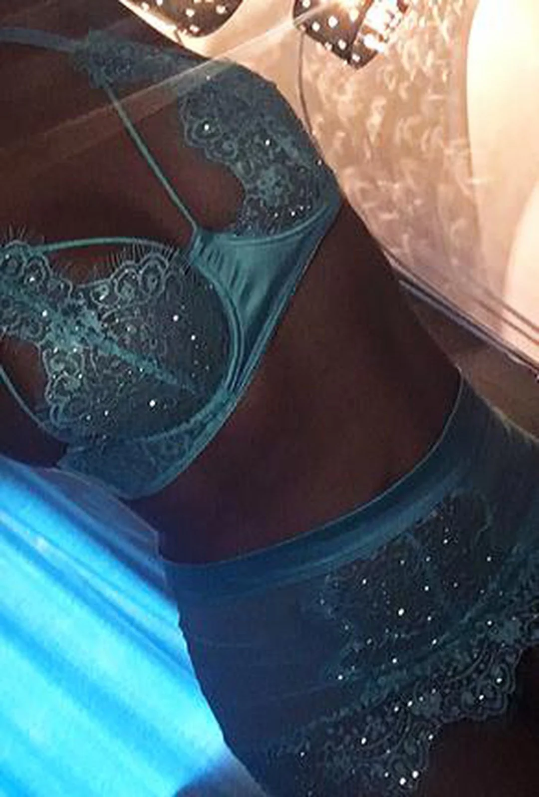 CAMILA - SPARKLING LINGERIE 2 PIECE SET - Image 5