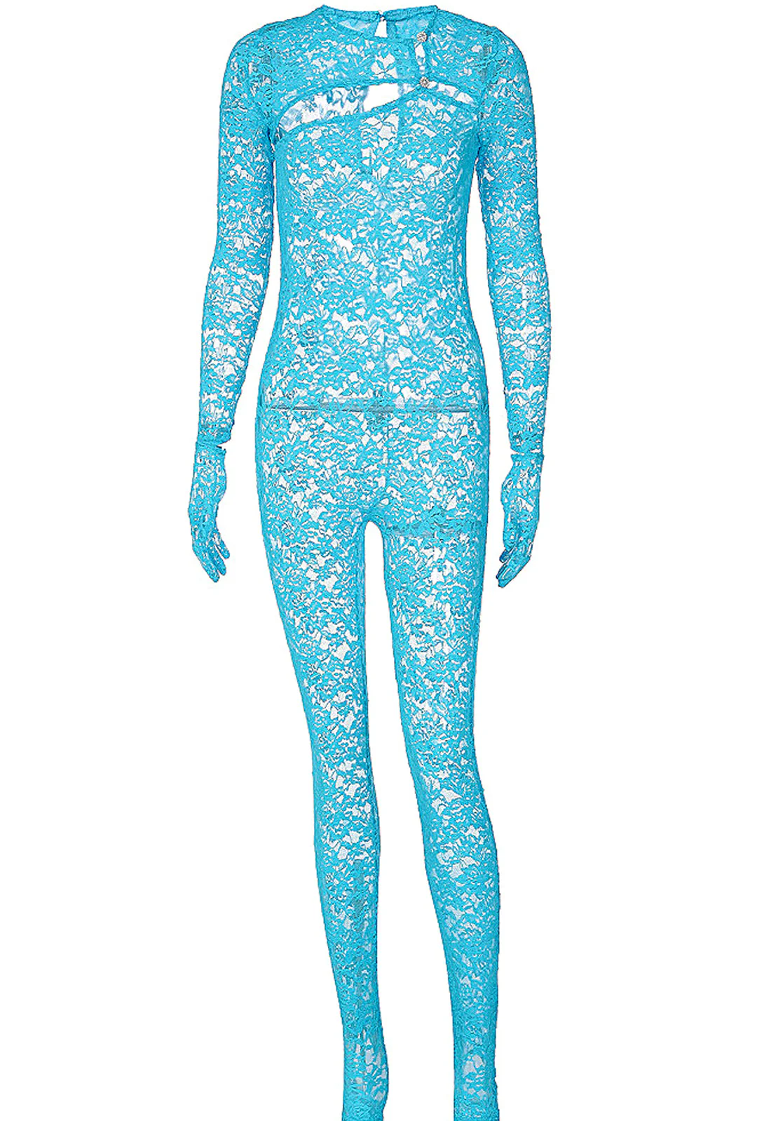 CATTY - LACE STOCKING BODYSUIT - Image 4