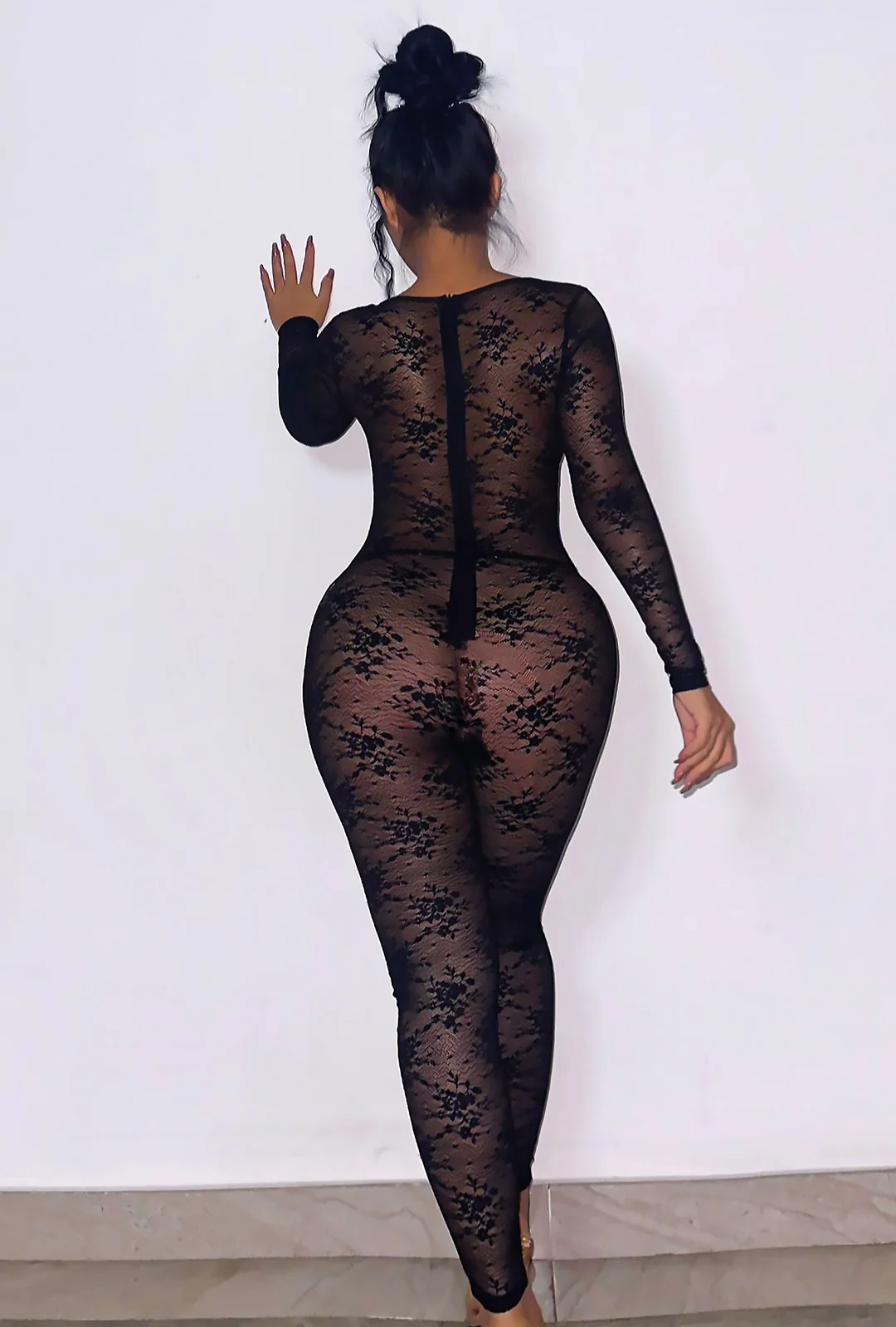CATY - LACE SKIN BODYSUIT - Image 3
