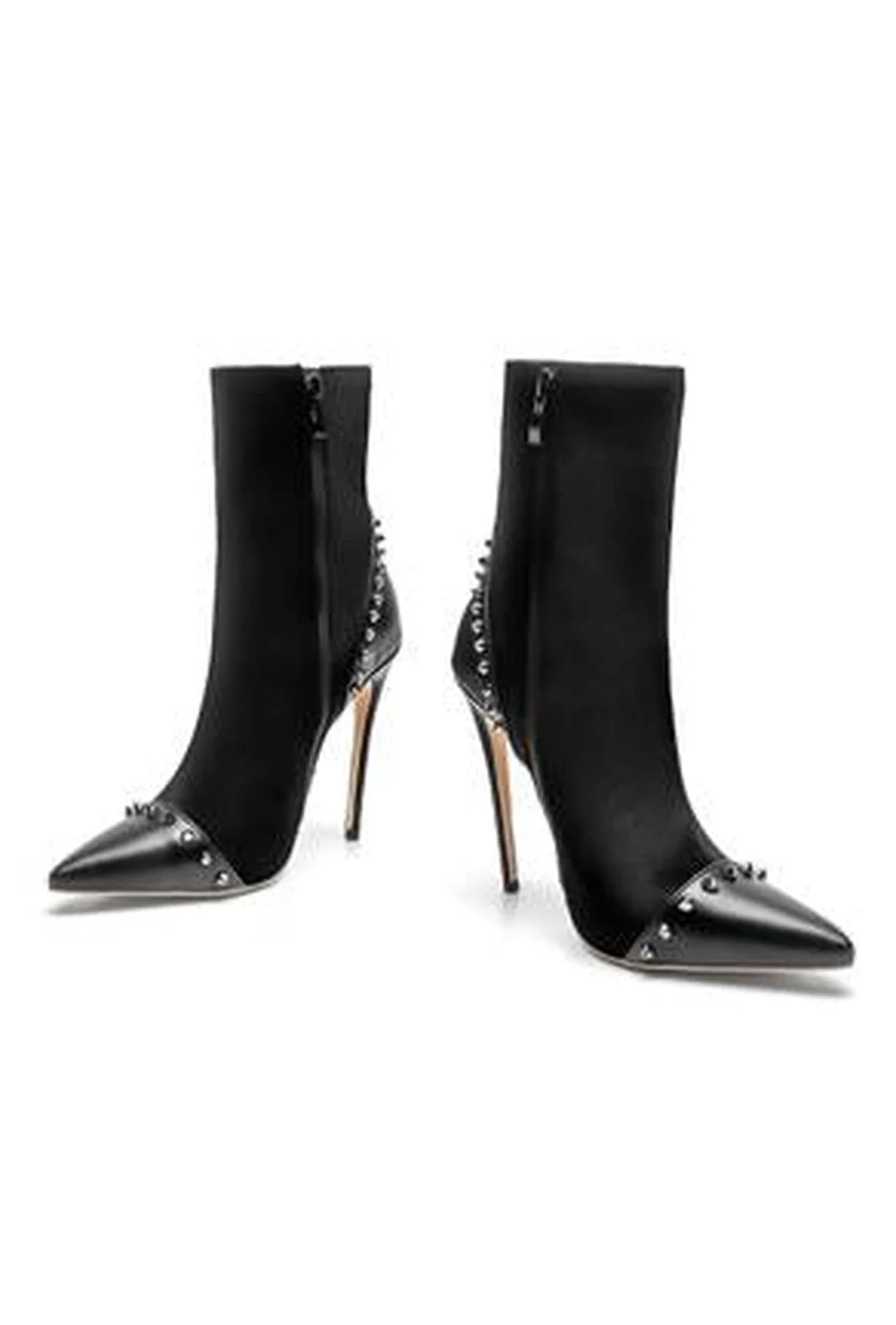CHAKA - STUD CAP TOE HEELS - Image 3