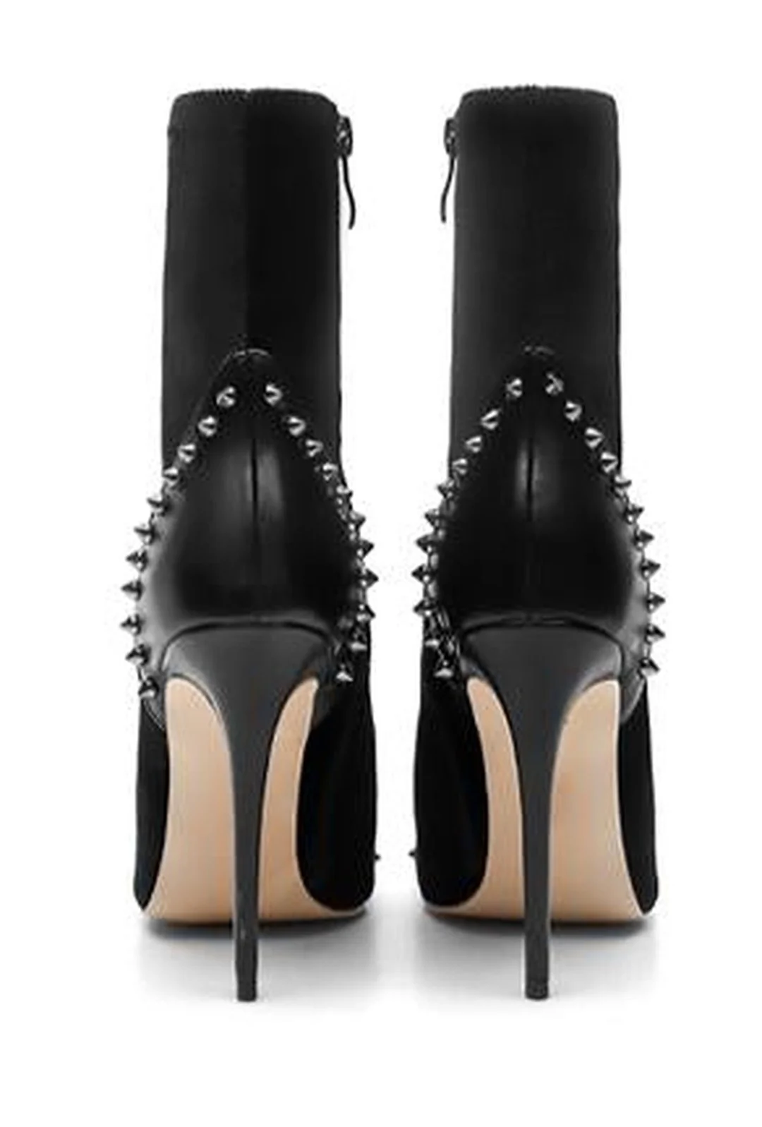 CHAKA - STUD CAP TOE HEELS - Image 5