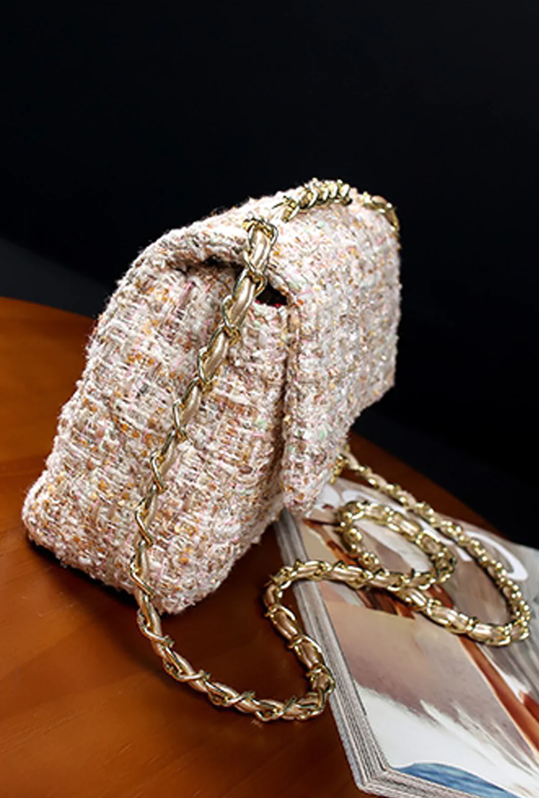 CHANTELL - TWEED SHOULDER BAG - Image 3