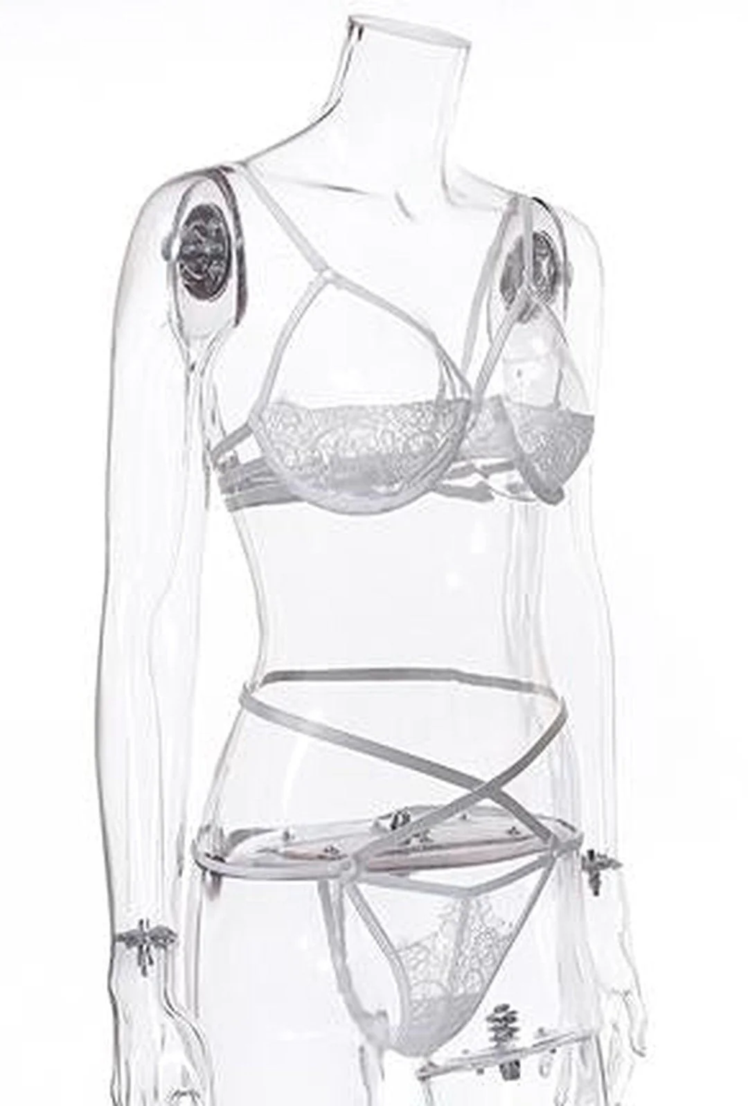 CHER - SATEEN 2 PIECE LINGERIE - Image 4