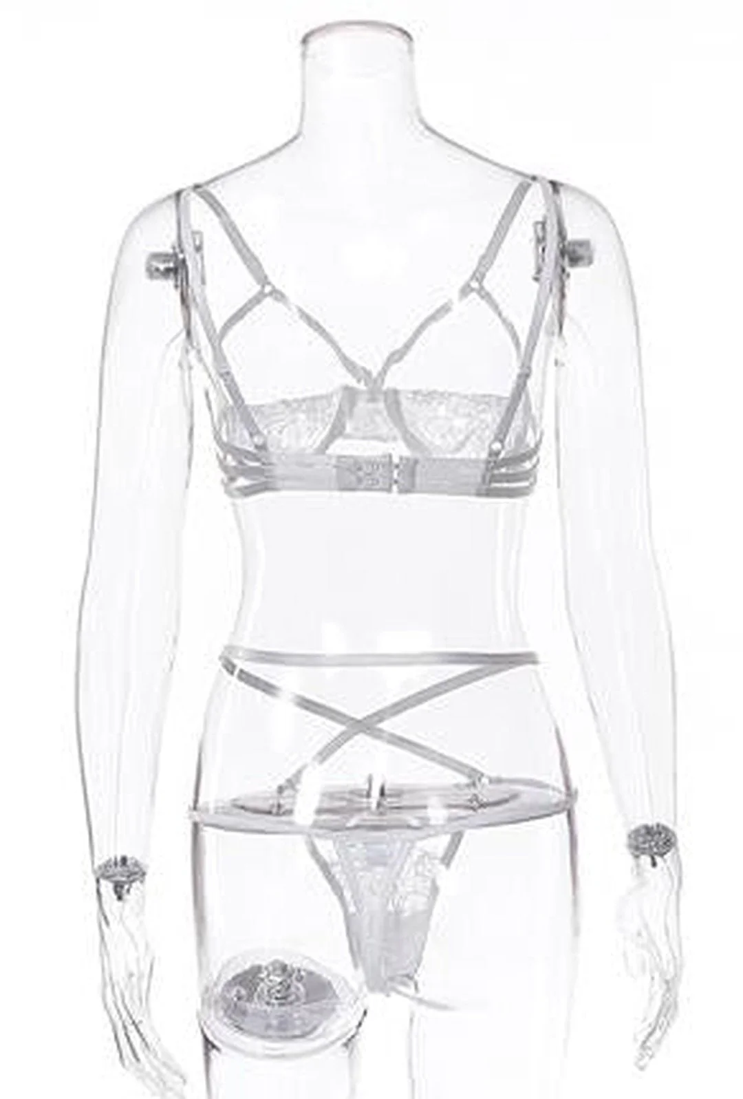CHER - SATEEN 2 PIECE LINGERIE - Image 5