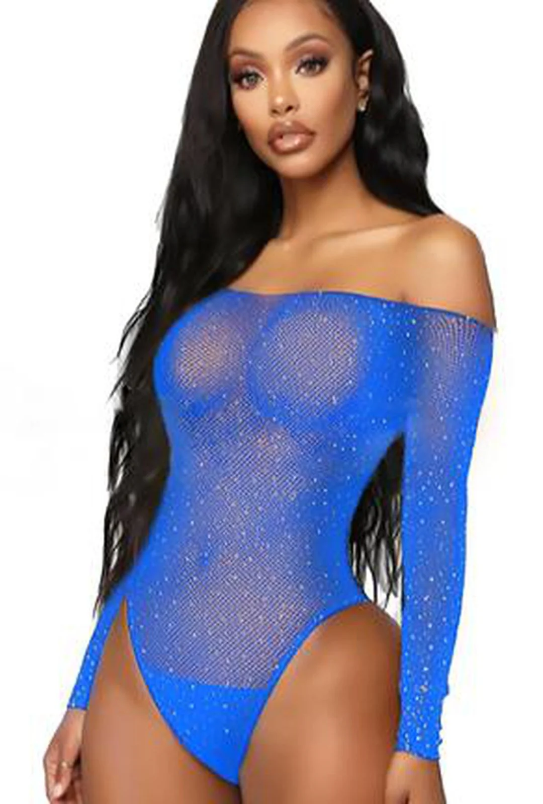 COLLEEN - MESH RHINESTONE LINGERIE - Image 10