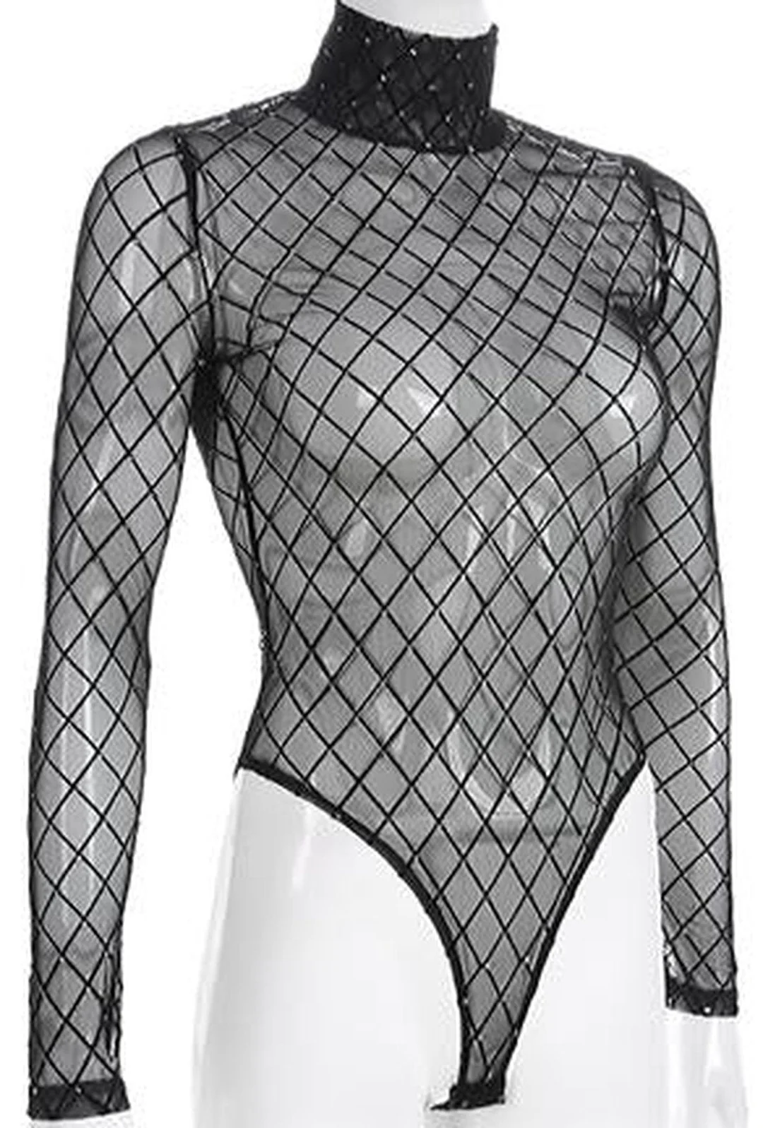 JANZEL - MESH BODY SUIT TOP - Image 4