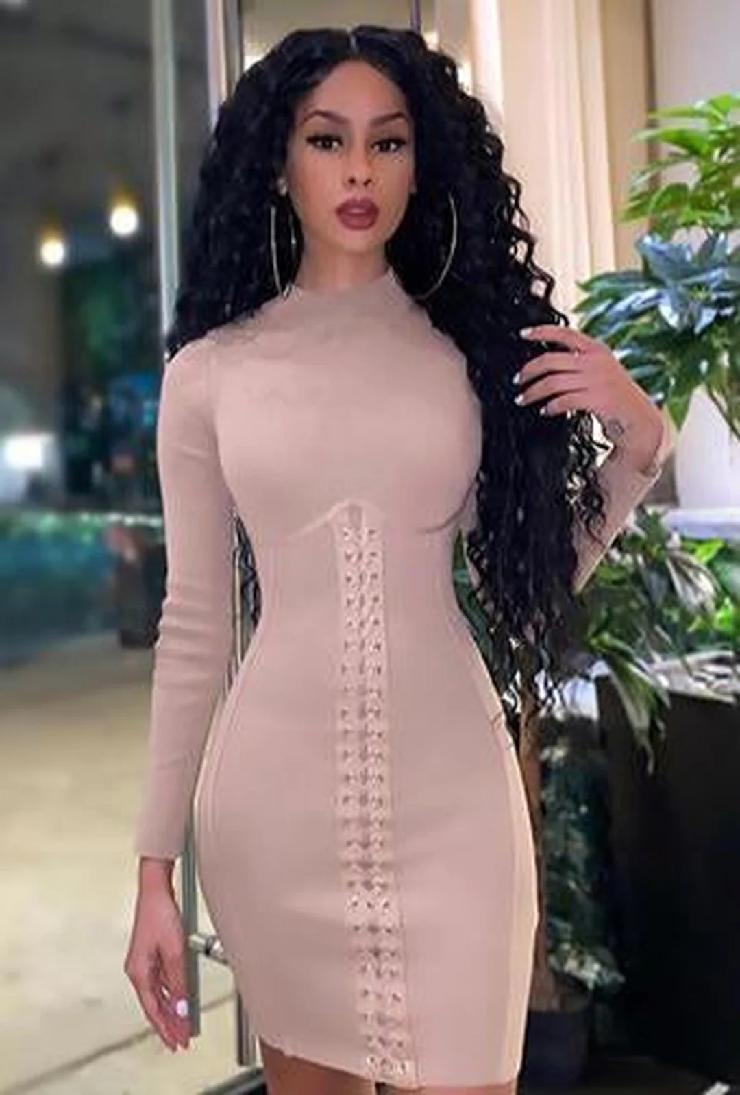 DAHYANA - SWEATER RIB DRESS - Image 6