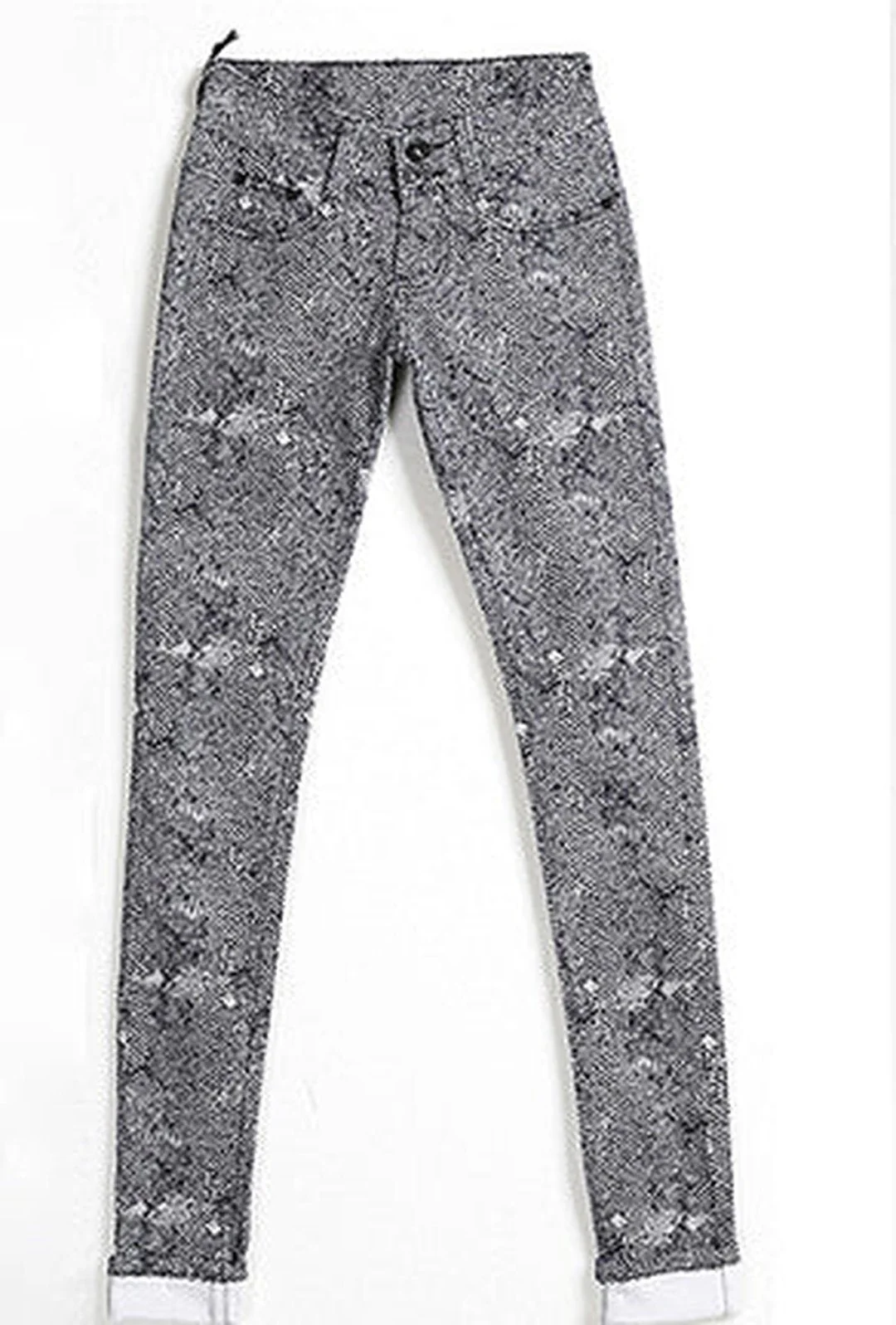 DANNI - SNAKE PRINT LOW RISE JEANS - Image 7