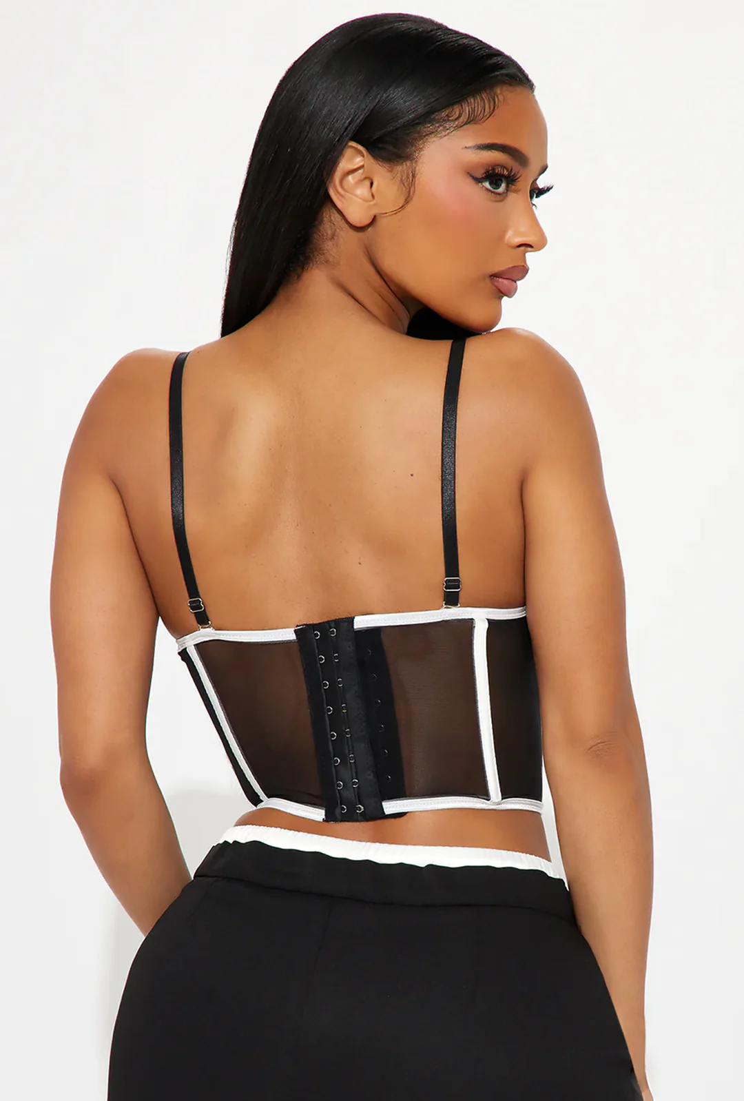 DONNI - CONTRAST BUSTIER CORSET TOP - Image 4