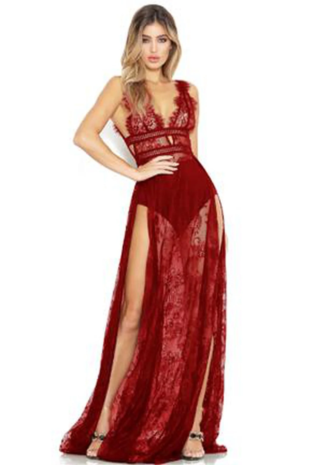 EMMY - MAXI LINGERIE DRESS - Image 3