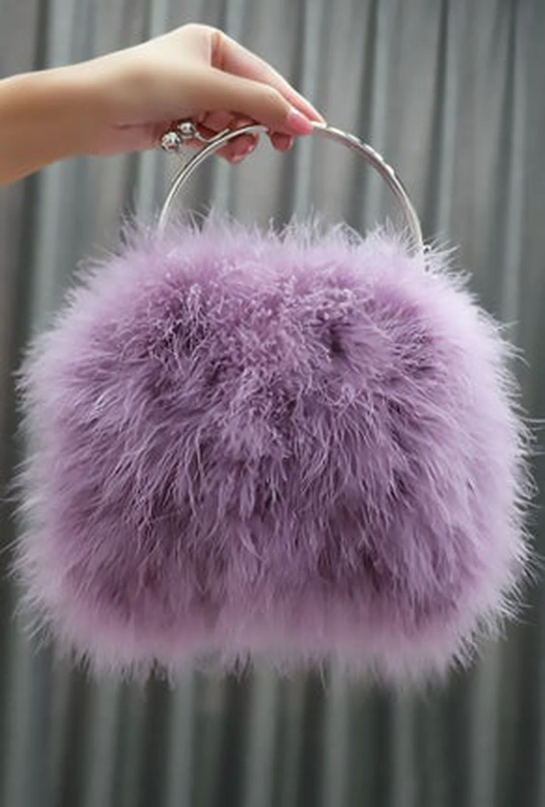 FIA - FUR CLUTCH BAG - Image 7