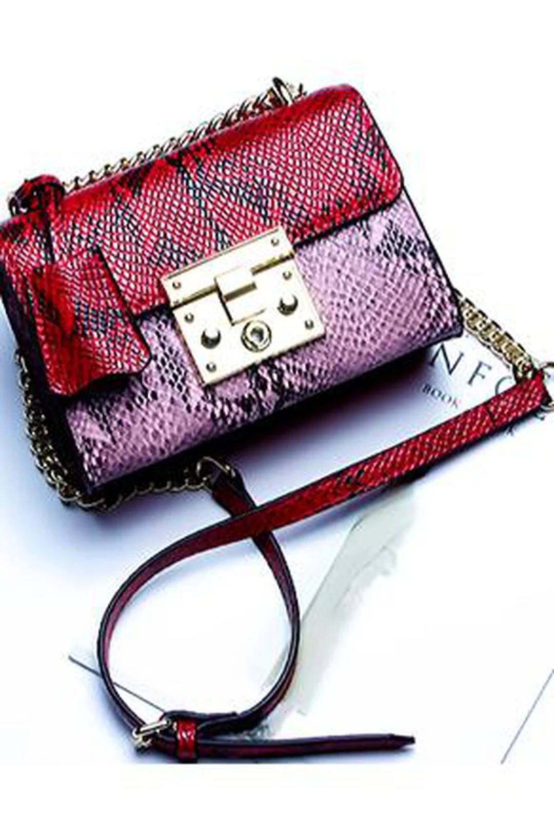 FREYA - COLORFUL PYTHON BAG - Image 5
