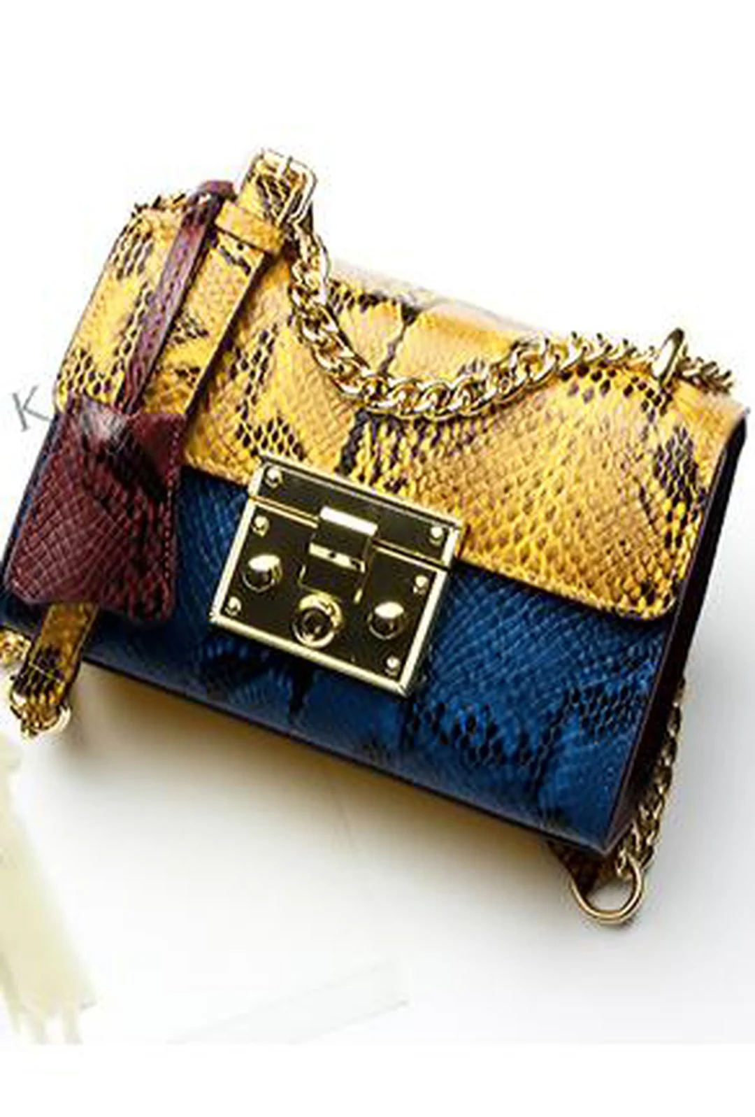 FREYA - COLORFUL PYTHON BAG - Image 6