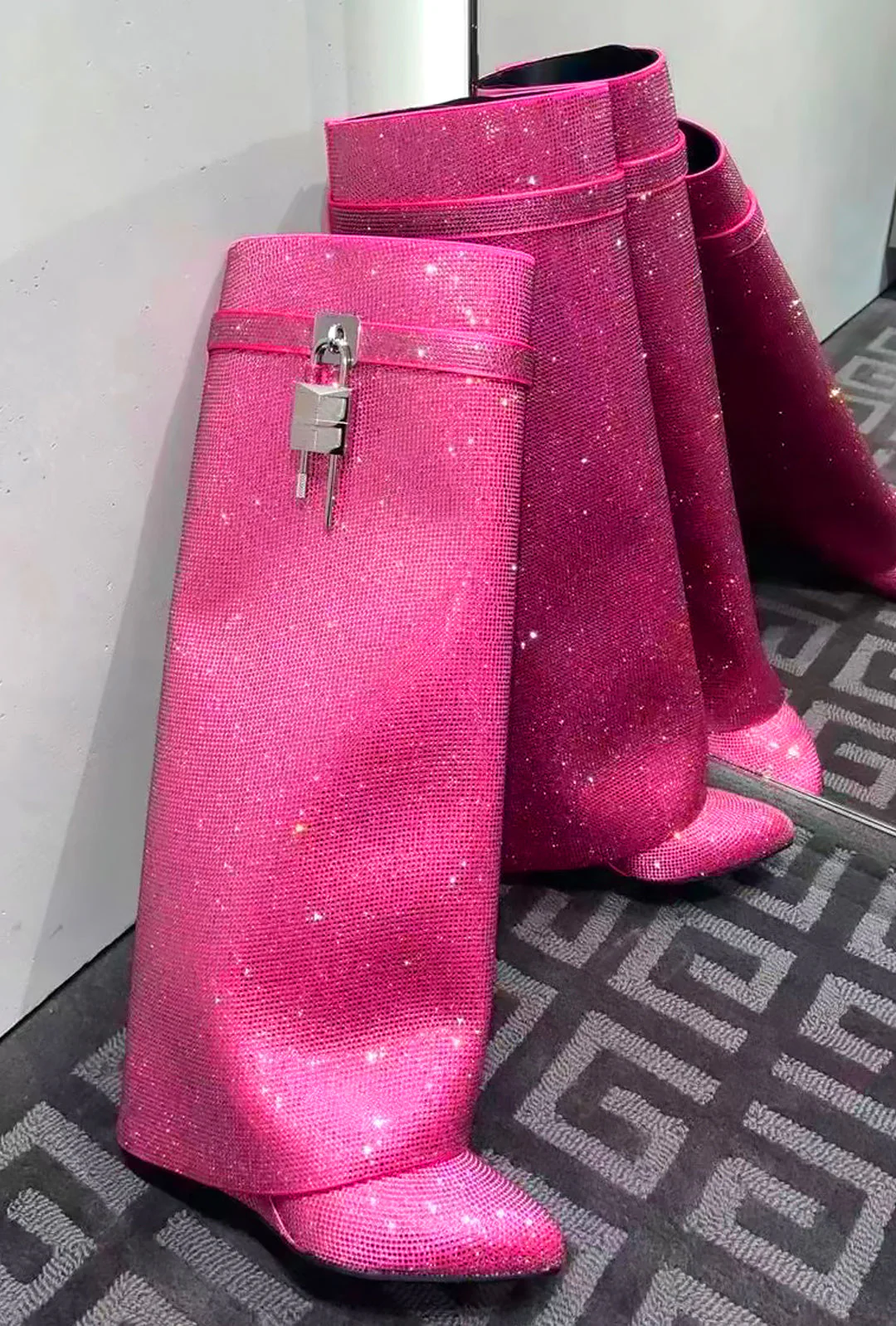 GANETTE - SPARKLING FIREMAN LOCKER BOOTS - Image 3