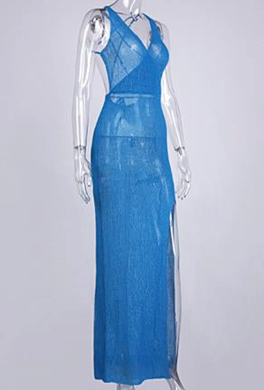 GEIL - SHEER KNIT MAXI DRESS - Image 6
