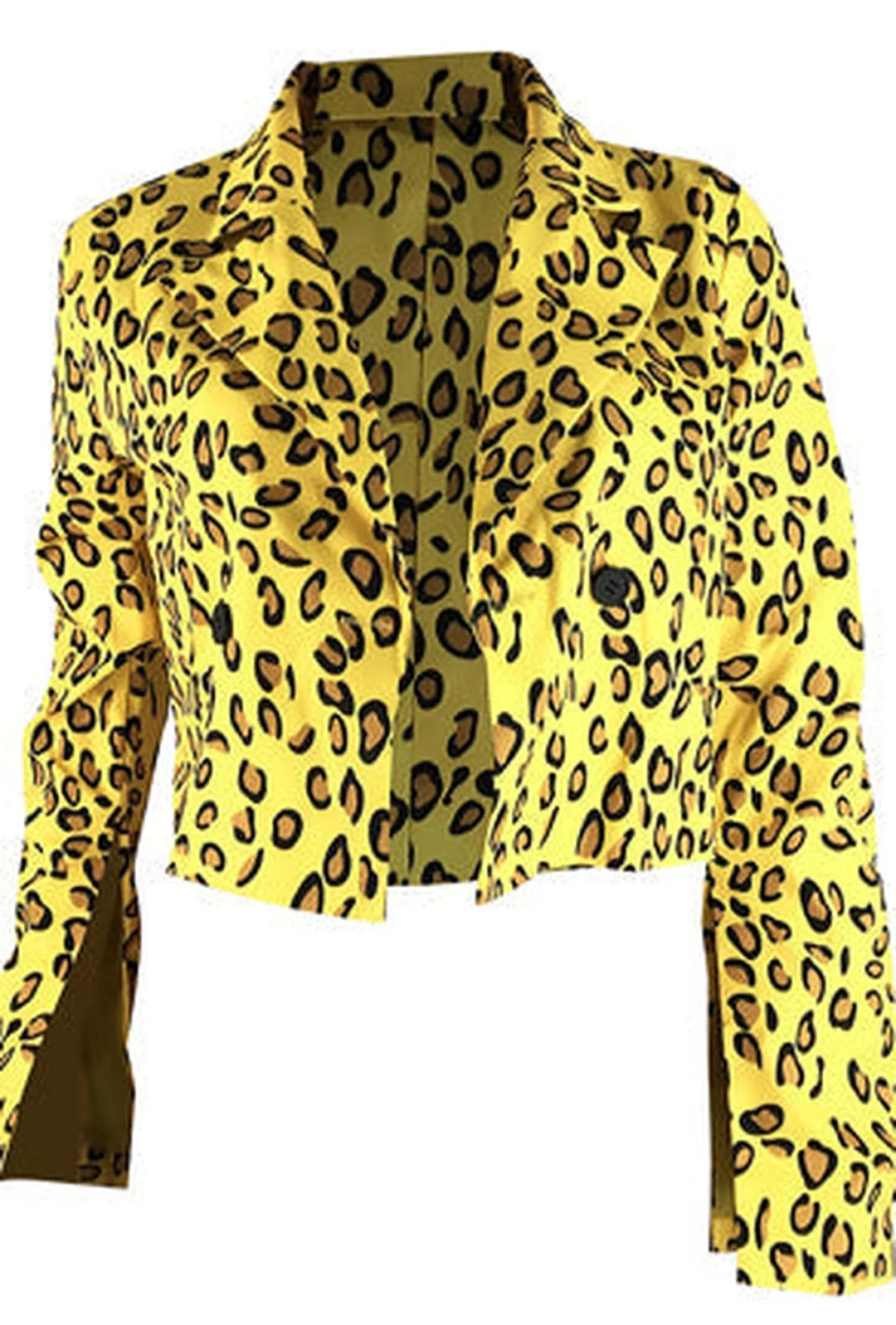 GLISEL - CROP LEOPARD JACKET - Image 4
