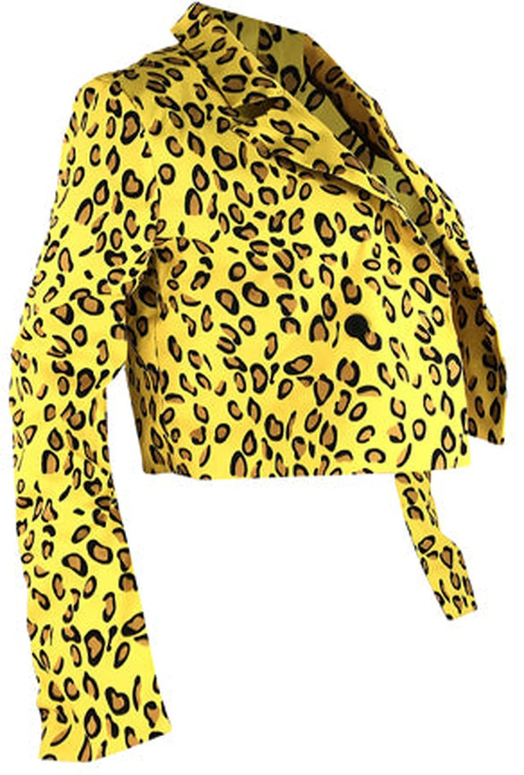 GLISEL - CROP LEOPARD JACKET - Image 5