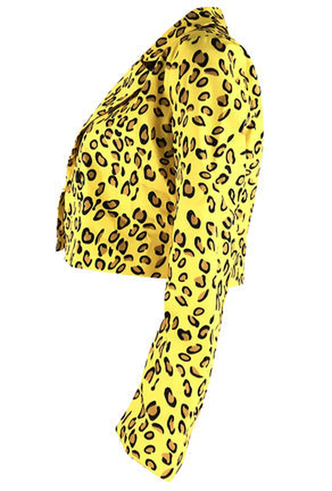 GLISEL - CROP LEOPARD JACKET - Image 6