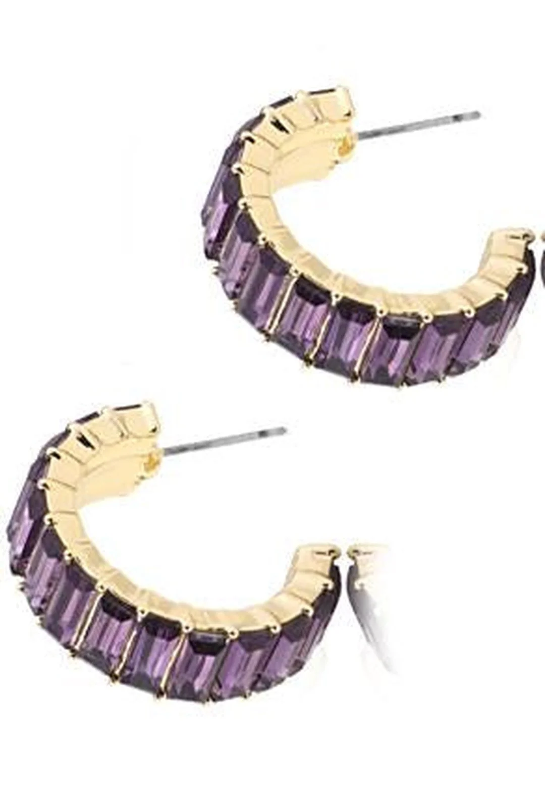GRAZIELLA - GOLD GEM STONE EARRING - Image 10
