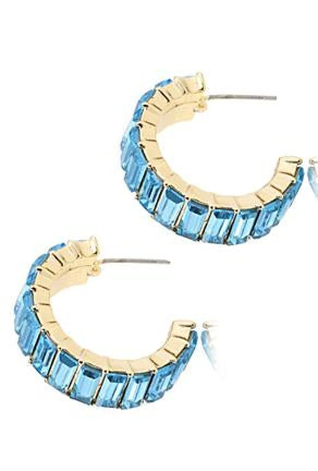 GRAZIELLA - GOLD GEM STONE EARRING - Image 12