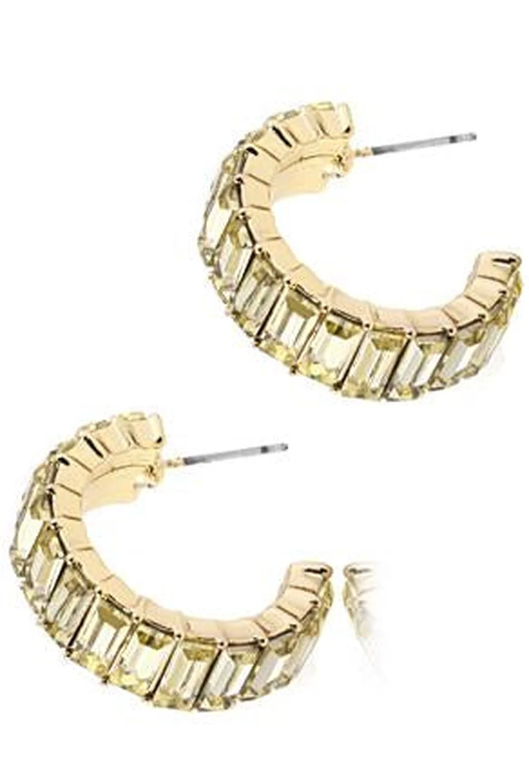 GRAZIELLA - GOLD GEM STONE EARRING - Image 4
