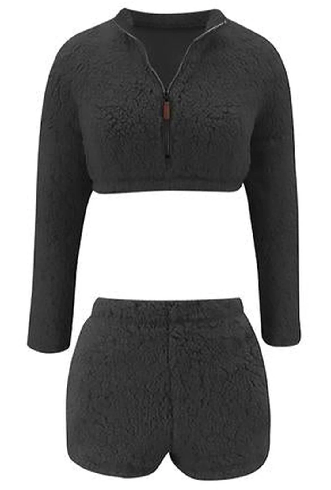 HILA - ZIP FLEECE SHORT SET - Image 6