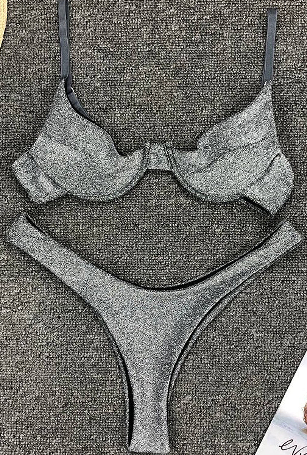 HONEY - SHINY 2 PIECE SWIMSUIT - Image 7