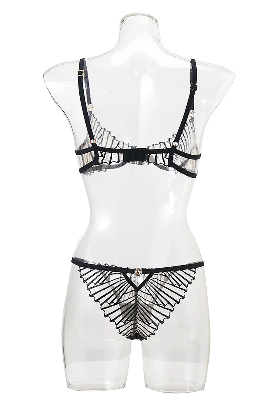 ISHA - DECO STYLE LACE 2 PIECE LINGERIE - Image 7