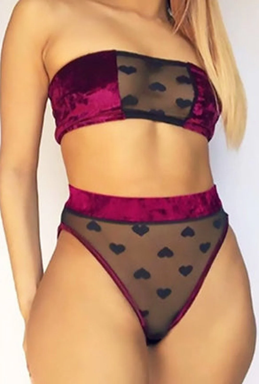 JANI - HEART LACE 2 PIECE - Image 3