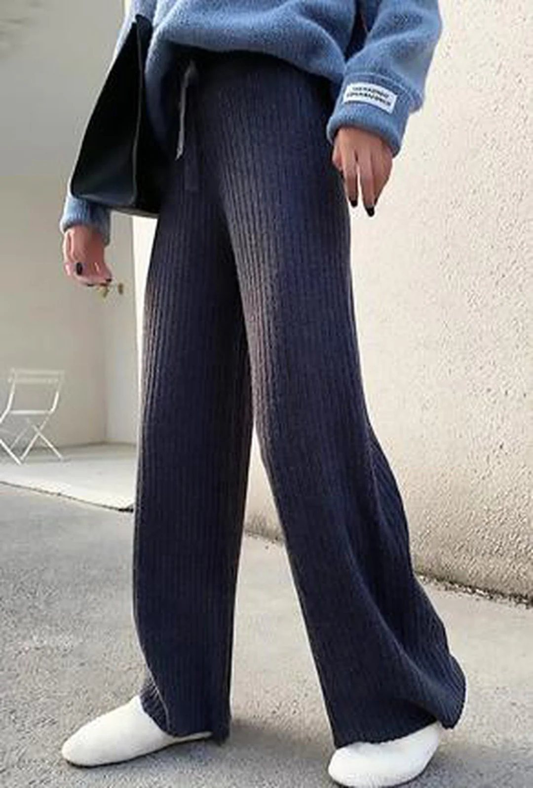 JEKE - RIB BAGGY LOUNGE PANTS - Image 7