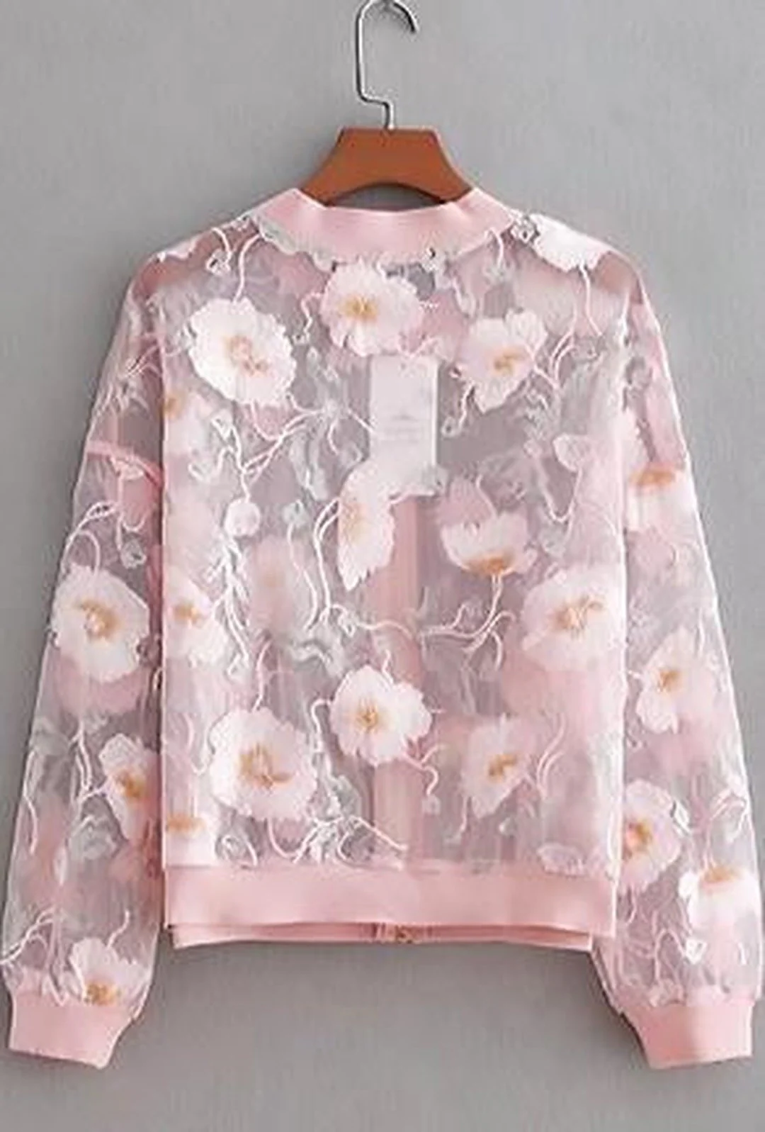 JUNIPER - SHEER FLORAL JACKET - Image 4