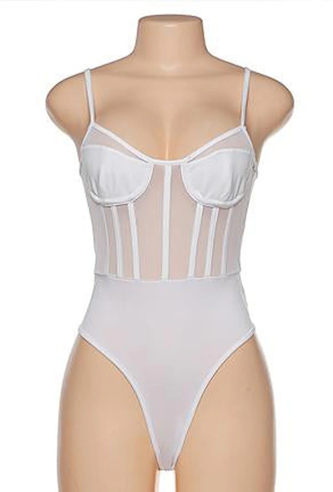 KADE - SHEER CORSET BODYSUIT - Image 4