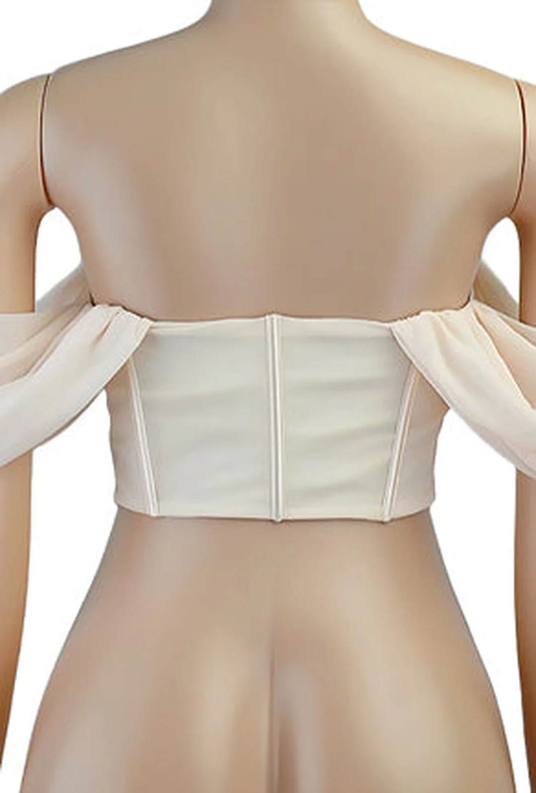 KATTE - CROP DRAPE CORSET BUSTIER - Image 4