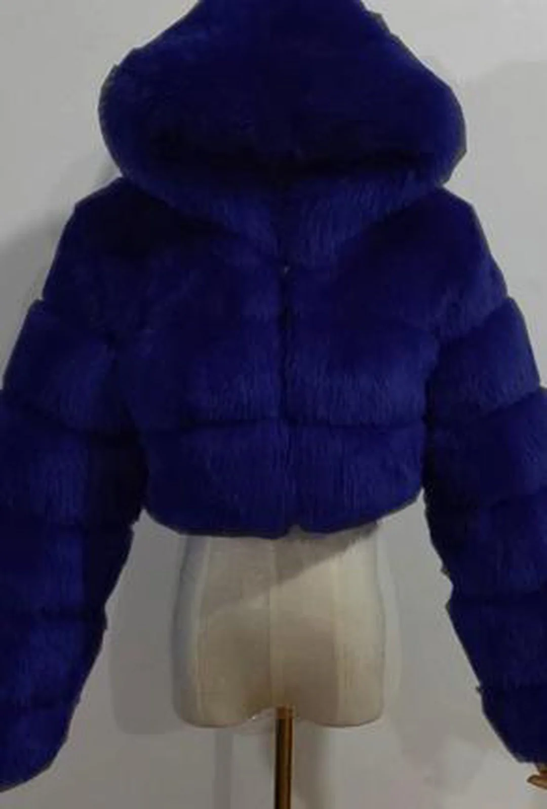 KAYLI - BOLERO HOODED FUR JACKET - Image 11