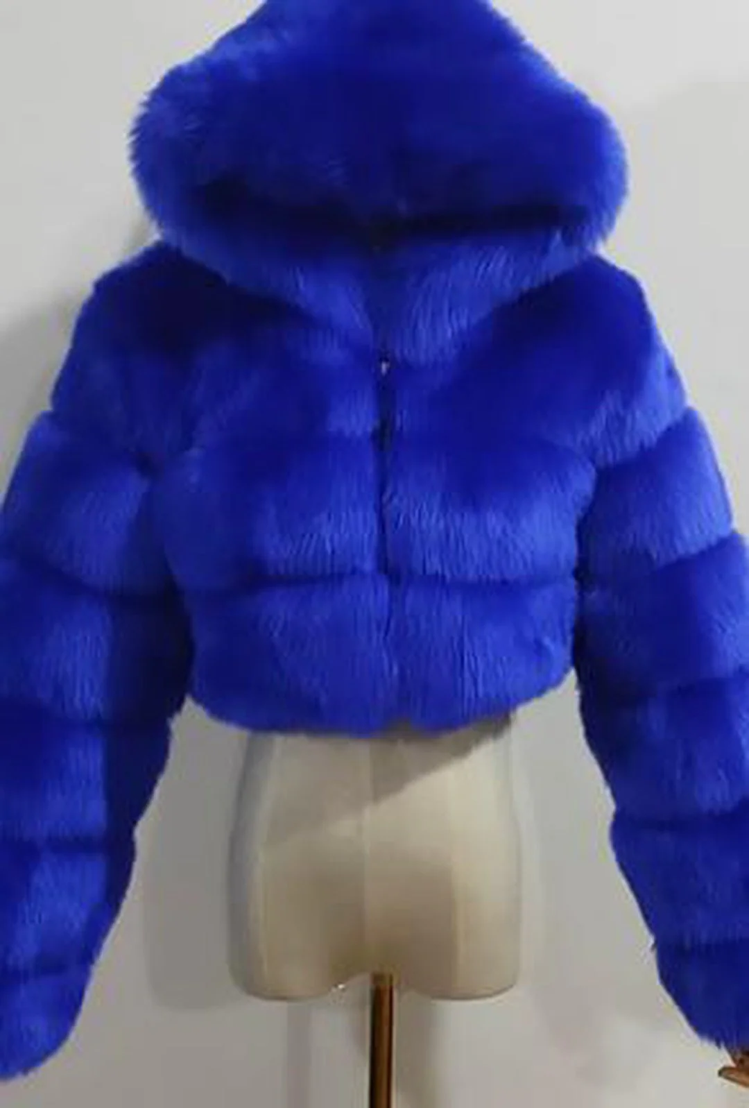 KAYLI - BOLERO HOODED FUR JACKET - Image 5