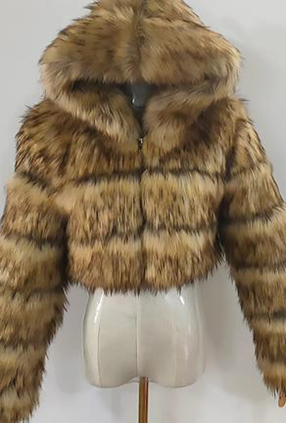 KAYLI - BOLERO HOODED FUR JACKET - Image 7