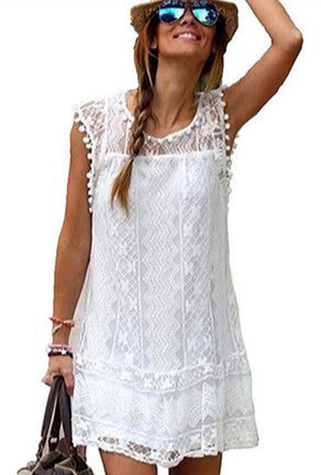 KERRY - MESH LACE DRESS - Image 3