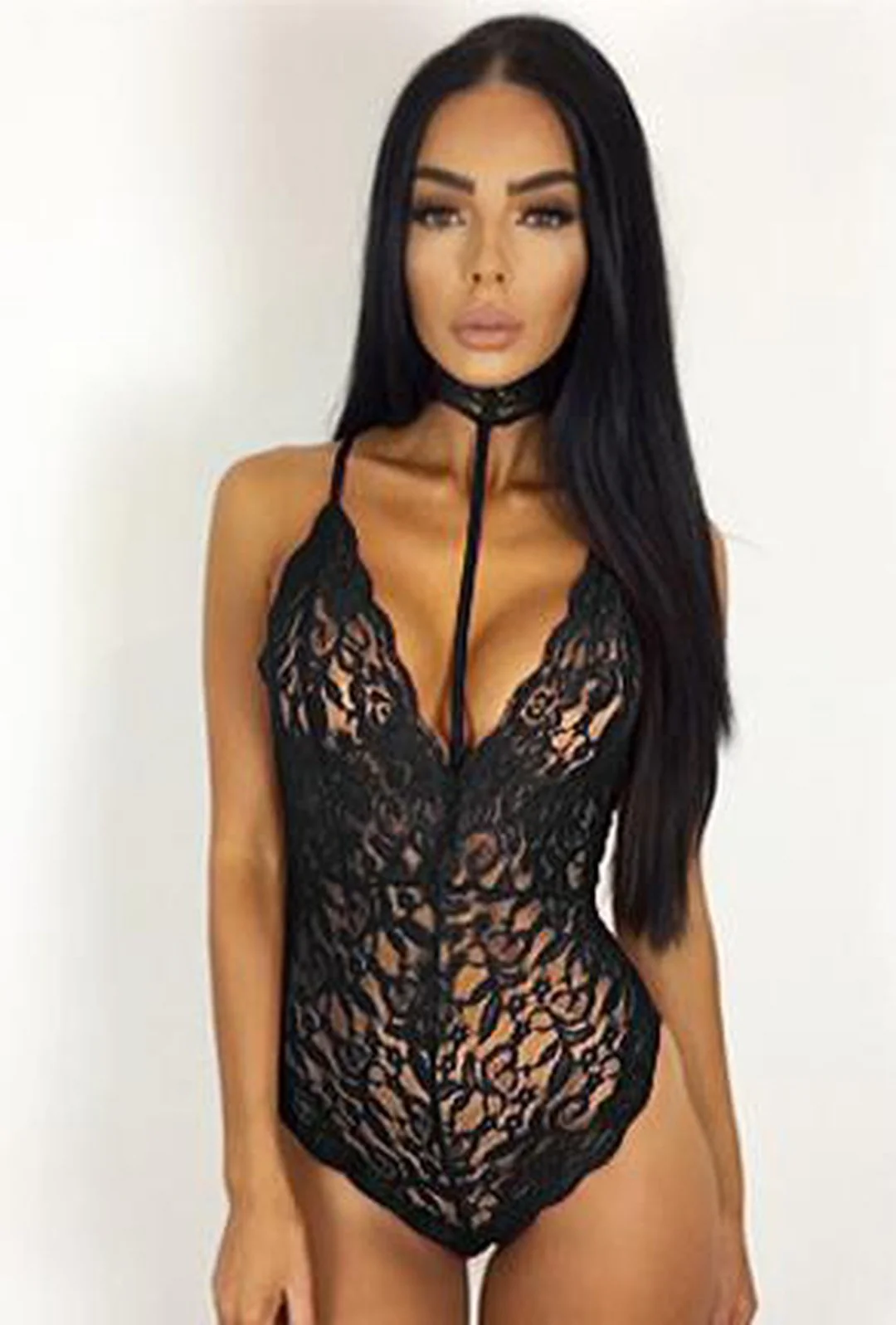 KIMI - 1 PIECE CHOKER LACE TEDDY - Image 7